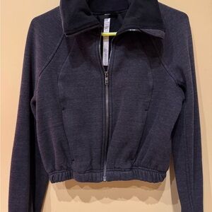 lululemon athletica Dark Gray Bomber Jacket